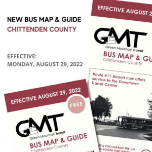 New Bus Map & Guide Chittenden County